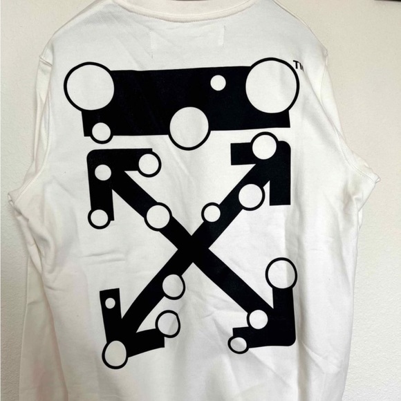 Off White NWT Caravaggio Arrow Skate Sweatshirt - Picture 5 of 5
